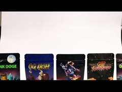 Bolsa de embalaje de tabaco de mascotas Bolsa de cremallera compuesta aluminada a prueba de humedad