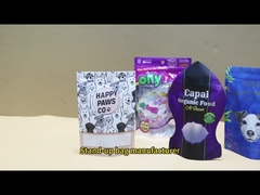 Fabricante Embalaje de alimentos en PET Bolsa de plástico con fondo plano, cremallera y embalaje para perros