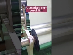 Fabricante de películas de embalaje de alimentos, película de rollo compuesto VMPET