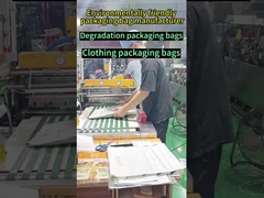 Bolsas de papel de vidrio fabricante de impresión a medida, bolsas de ropa respetuosas con el medio ambiente, autoadhesivo