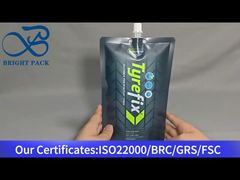 Fabricante de personalización de bolsas con boquilla para líquidos