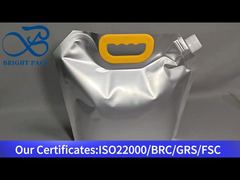 Fabricantes de bolsas con boquilla de papel de aluminio