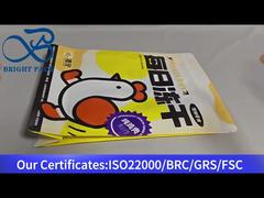 Bolsas selladas de ocho lados para comida de mascotas