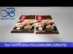 bolsa con cierre de pie para albóndigas de carne