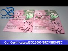 Bolsa con cierre tipo cremallera para cápsulas de lavandería