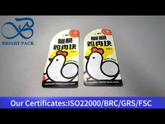Bolsa de plástico de pollo liofilizado