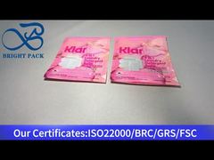 bolsa de bolas de detergente para ropa con ventana transparente