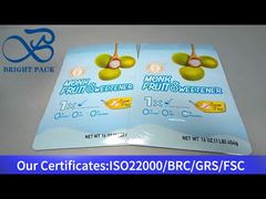 bolsa con cremallera para edulcorante de fruta monje