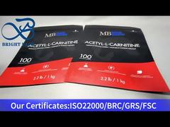 bolsa con cremallera vertical resellable mate