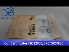 bolsa de fondo plano para avena en grano