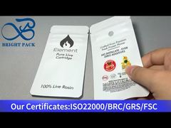 bolsa blanca a prueba de niños