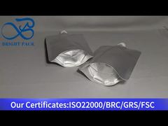 Bolsa con boquilla vertical de papel de aluminio