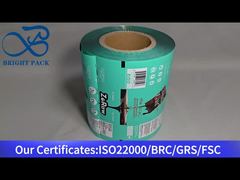 Rollo de película compuesta de papel de aluminio para embalaje de chocolate.