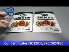 Embalaje de alimentos en bolsa de pie