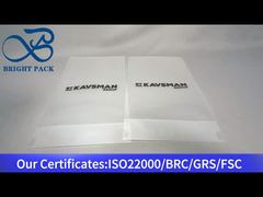 bolsa de plástico transparente sin cremallera