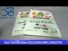 Bolsa con pico vertical para detergente para ropa 2,5 L.