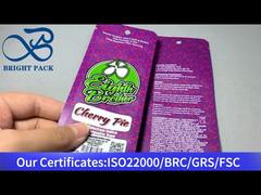 bolsa de plástico pequeña violeta 1g con apertura fácil