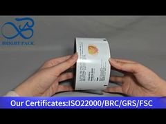 Película en rollo compuesta de papel de aluminio para péptido de colágeno