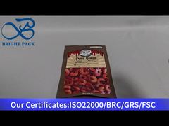 bolsa ziplock marrón para dulces picantes