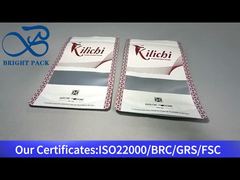 bolsa con cierre de cremallera vertical blanca con ventana transparente