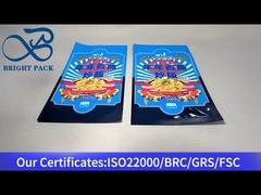 Bolsa de plástico azul para alimentos para arroz frito 350g