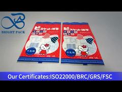 Bolsa de embalaje de alimentos con ventana transparente para galletas 130g