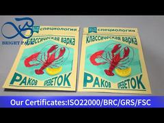 Bolsa de cremallera de plástico de aluminio con apertura fácil de desgarrar