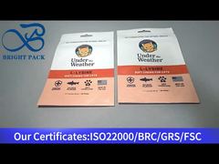 bolso de cierre para gatos de color naranja 90g