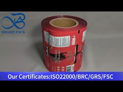 Película de papel de aluminio rojo para chocolate