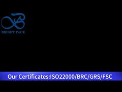Bolsa azul resistente a niños al por mayor para gomitas de cannabis.