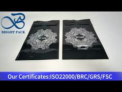 Bolso negro con cremallera a prueba de niños