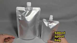 Bolsa con boquilla de 500 ml.