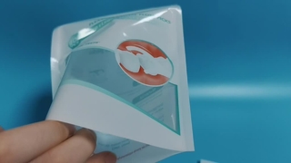 Bolsa con cremallera para selecciones de hilo dental, bolsa hermética sanitaria a granel para marcas de cuidado bucal