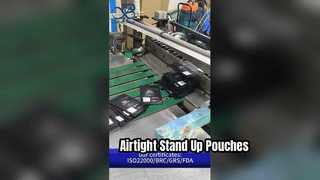 Levántese hermético seguro de la comida de encargo que se puede volver a sellar al por mayor de la bolsa B2B de la cremallera