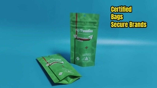 Bolsa de embalaje de cannabis a granel a prueba de niños certificada por EE. UU. para marcas