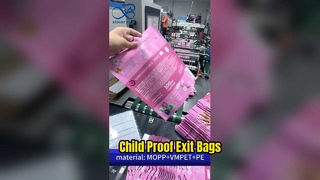 Bolsas de salida personalizadas a prueba de niños: Resellable a prueba de manipulaciones B2B al por mayor que cumple con las normas de EE. UU.