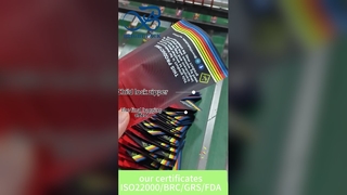 Empaque a prueba de niños con patente estadounidense, venta al por mayor a granel impresa personalizada de fábrica china