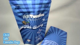 Fabricante de bolsas de cannabis personalizadas a prueba de niños