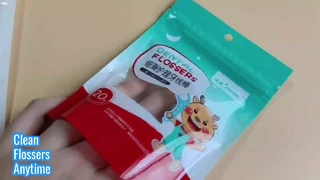 Bolsas de plástico herméticas con cremallera para almacenamiento de hilo dental y higiene bucal de viaje