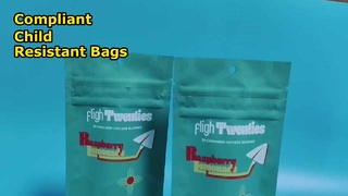 Bolsas de marihuana a granel, personalizadas, resistentes a los niños, que cumplen con las normas de EE. UU. para marcas de cannabis
