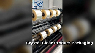 Rollo de película flexible de empaquetado transparente del paquete de la categoría alimenticia de la alta claridad de la película en rollo