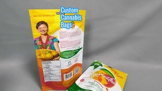 Bolsas de plástico con cremallera con impresión personalizada para cannabis al por mayor