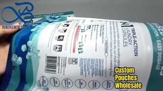 Bolsa de pie con impresión personalizada al por mayor