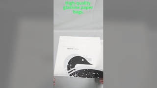 Bolsas de papel glassine 100% biodegradables de alta transparencia y tamaño personalizable para empaquetado de ropa