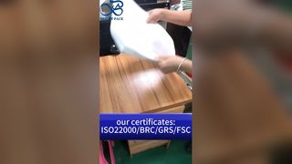Bolsas de papel glassine con certificación FSC, ecológicas, a prueba de aceite, para necesidades de envasado de alimentos al por menor