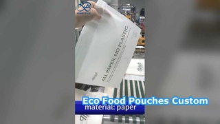 Bolsa de papel glassine con certificación FSC: Bolsas de alimentos compostables impresas personalizadas y ecológicas B2B
