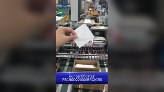 Bolsa de papel glassine: Bolsa segura para alimentos impresa personalizada B2B a prueba de grasa con certificación FSC