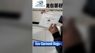 Las bolsas de papel blancas favorables al medio ambiente del glassine para embalar la ropa cubren Clo biodegradable de la ropa interior