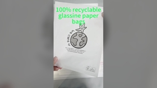 Bolsas de papel de vidrio translúcido biodegradable impresas a medida para el embalaje de calcetines y ropa