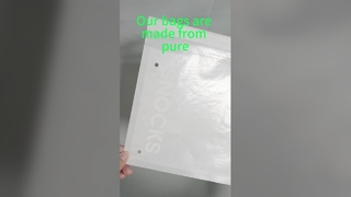 Bolsas de papel de cera glassine ecológicas impresas personalizadas con tira adhesiva autosellada para paquete de camisetas